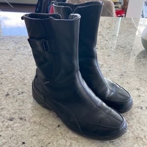 Ecco short boots. Full leather! Amazingly comfortable and soft leather.